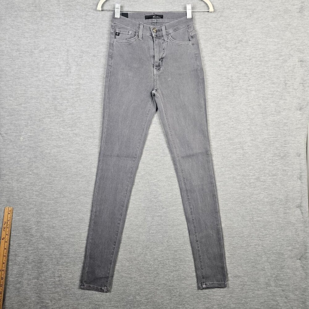 Kancan Women’s Black Skinny Casual Zip Fly Jeans Size W3 25